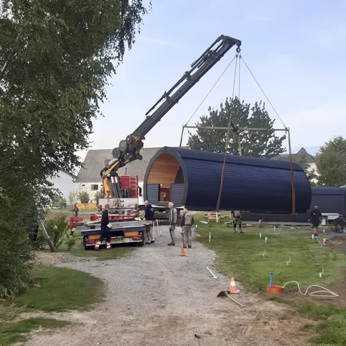 Annebergs Limtræ Natursuiter Hytter Kran Camping