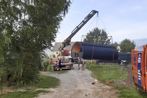 Annebergs Limtræ Natursuiter Hytter Kran Camping