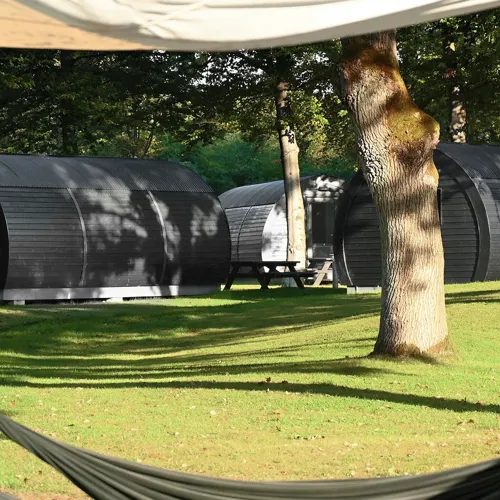 Annebergs Limtræ Natursuiter Hytter Gruppe Haengekoeje