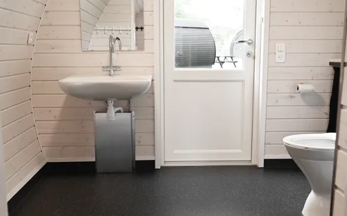 Annebergs Limtræ Natursuiter Hytter Toilet Vask