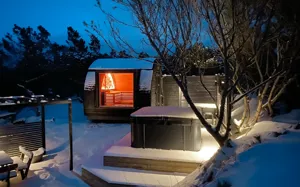 Annebergs Limtræ Natursuiter Hytter Vinter Sauna