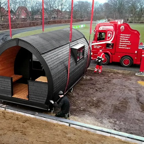 Annebergs Limtræ Natursuiter Hytter Lastbil